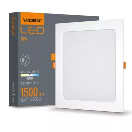   LED Downlight Fixture VIDEX-DOWNLIGHT-LED-DLBS-184-18W-NW VLE-DLBS-184