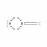 LED Surface Downlight Fixture VIDEX-DOWNLIGHT-LED-DLRS-12W-NW