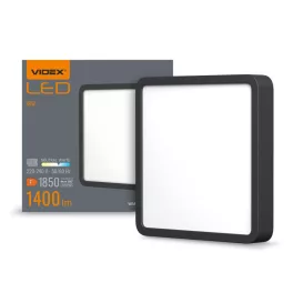   LED Surface Downlight Fixture VIDEX-DOWNLIGHT-LED-DLSS-BLACK-18W-NW VLE-DLSS-184B