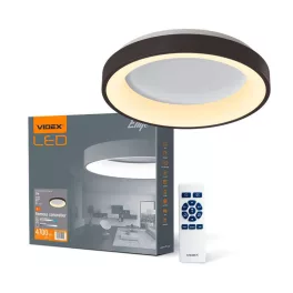 LED Ceiling Fixture VIDEX-LED-EDGE-RC-72W-BLACK VLE-ERC-72B