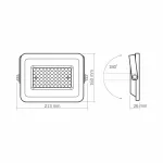 LED Floodlight VIDEX-FLOOD-LED-LUCA-50W-NW