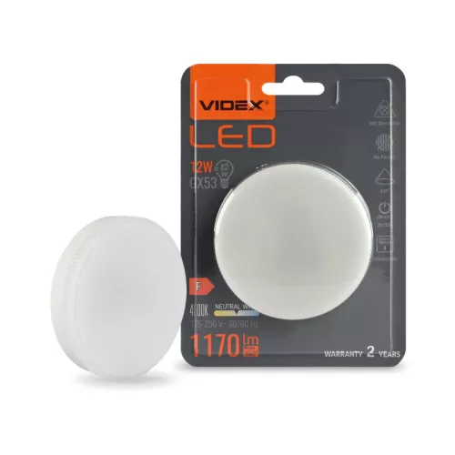 LED Bulb VIDEX-GX53-12W-NW VLE-GX53-12534