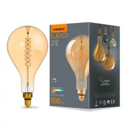   LED Bulb VIDEX-E27-PS160-8W-FIL-DIM-SPIRAL-AMBER-WW1 VLE-PS160FASD-08271