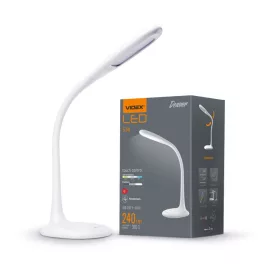   LED Dimmable Desk Lamp VIDEX-DESK-LAMP-DENVER-WHITE VLE-TF03W