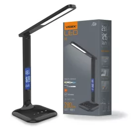 LED Dimmable Desk Lamp VIDEX-DESK-LAMP-RIO-BLACK VLE-TF05B