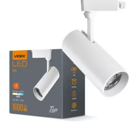 LED Track Light VIDEX-TOR-20W-WHITE VLE-TR04-204W