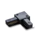 L-Type connector VIDEX Black VLE-TRF-CTL-B