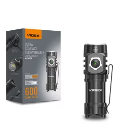 LED Portable Flashlight VIDEX VLF-A055 600Lm 5700K VLF-A055