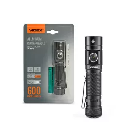 LED Portable Flashlight VIDEX VLF-A352 600Lm 5000K VLF-A352