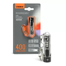 Mini LED Flashlight VIDEX VLF-AK012 400Lm 5000K VLF-AK012