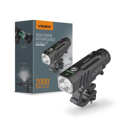 LED BIKE LIGHT VIDEX VLF-BA286 2000Lm 5000K VLF-BA286