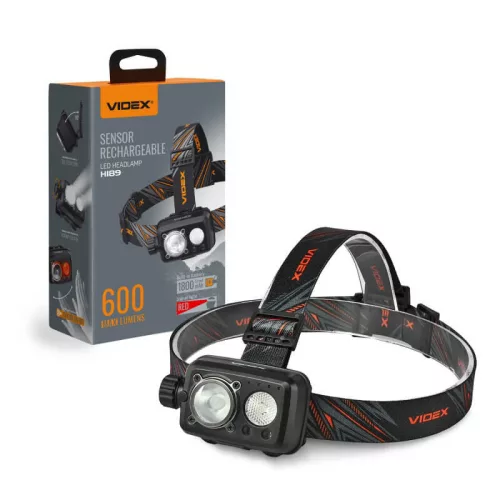 LED Headlamp VIDEX VLF-H189 600Lm 5000K VLF-H189
