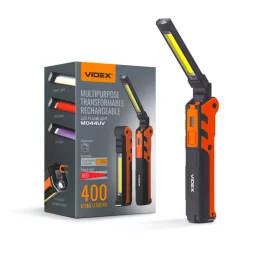   MULTIPURPOSE RECHARGEABLE LED FLASHLIGHT VIDEX VLF-M044UV VLF-M044UV