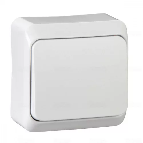 Schneider PRIMA Egypólusú kapcsoló 10AX, fehér (101), WDE001010