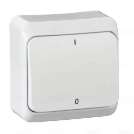   Schneider PRIMA Kétpólusú kapcsoló 10AX, fehér (102), WDE001020