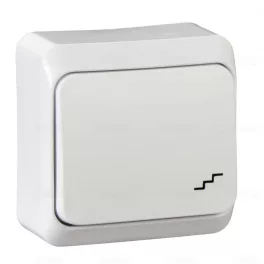   Schneider PRIMA Váltókapcsoló, lépcsőjellel 10AX, fehér (106), WDE001060