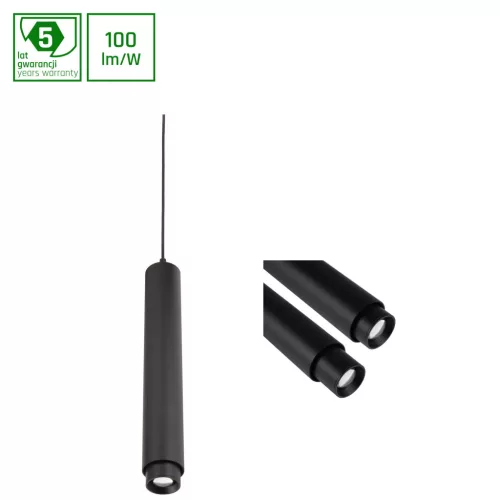 SYSTEM HANGIT - SUSPENDED LIGHT 10W, ADJUSTABLE ANGLE 20-45DEG MAX LENGTH OF SUSPENSION 70 CM WLD10031WW90 SpectrumLED