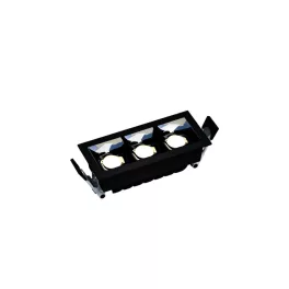   GRID - MODEL M - süllyezetett GRID 47X45X106 MM, 8W, 45DEG Fekete WLD10103_ZASILACZ SpectrumLED