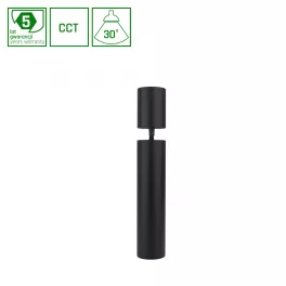   HANGIT MULTIWAY M 11W CCT 230V 30° IP20 74X300 BASE 75X100 Fekete, ADJUSTABLE HEIGHT, 5 YEARS WLD20007 SpectrumLED