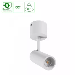   SPOT M OPRAWA NATYNKOWA 10W CCT 230V 30st IP20 śr.44 x145x205mm BIAŁY 5 LAT GW. SPECTRUM WLD20017_CCT SpectrumLED