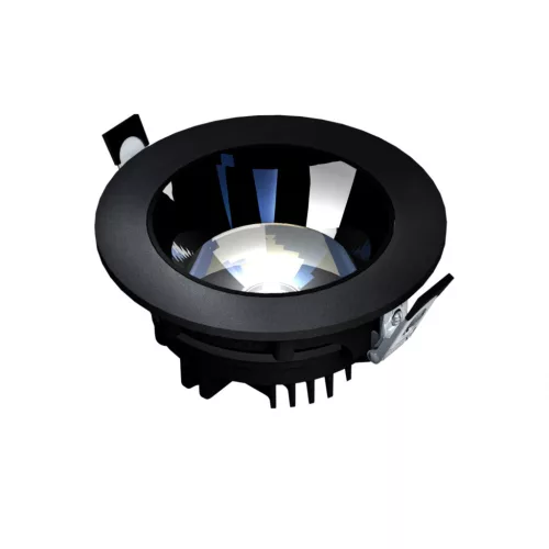 MIRROR - MODEL L - süllyezetett DOWNLIGHT, ADJ. DIRECTION, 20W 30DEG 160X70 MM, Fekete WLD20033_ZASILACZ SpectrumLED