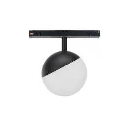   SYSTEM SHIFT - GLOBE, SPHERE TRACK LIGHT 100X148MM 5W 165DEG BLACK 5Y WARRANTY