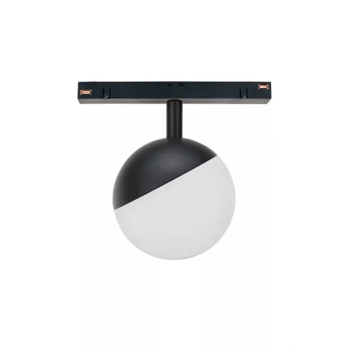 SYSTEM SHIFT - GLOBE, SPHERE TRACK LIGHT 100X148MM 5W 165DEG BLACK 5Y WARRANTY