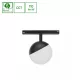 SYSTEM SHIFT CCT- GLOBE SPHERE TRACK LIGHT FI100X130MM 5W 165DEG BLACK CCT SWITCH 5Y WARRANTY WLD40000_CCT SpectrumLED
