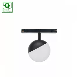   SYSTEM SHIFT SMART- GLOBE SPHERE TRACK LIGHT FI100X130MM 5W 165DEG BLACK CCT/DIM 5 Y WARRANTY WLD40000_SMART SpectrumLED