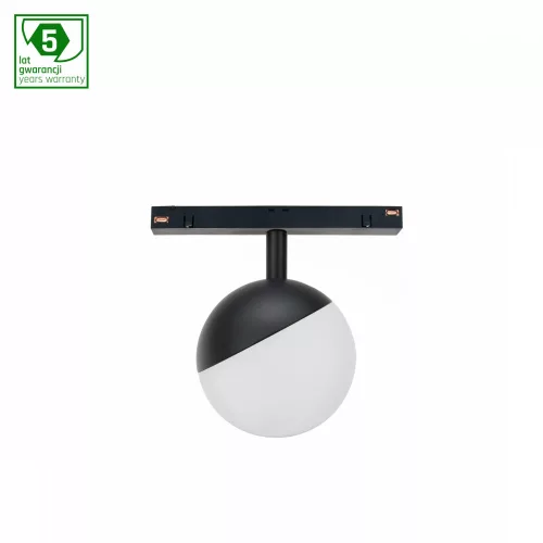 SYSTEM SHIFT SMART- GLOBE SPHERE TRACK LIGHT FI100X130MM 5W 165DEG BLACK CCT/DIM 5 Y WARRANTY WLD40000_SMART SpectrumLED