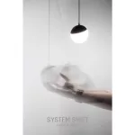 SYSTEM SHIFT - GLOBE P SUSPENDED SPHERE TRACK LIGHT 100MM (850MM CABLE) 5W 165DEG BLACK 5Y WARRANTY 2 CIRCUITS WLD40001_2F SpectrumLED