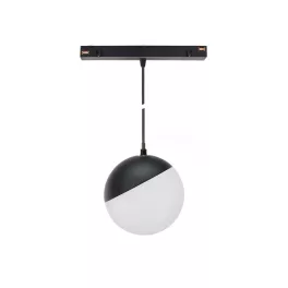   SYSTEM SHIFT - GLOBE P SUSPENDED SPHERE TRACK LIGHT 100MM (850MM CABLE) 5W 165DEG BLACK 5Y WARRANTY CASAMBI WLD40001_CASAMBI SpectrumLED