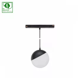   SYSTEM SHIFT SMART- GLOBE P SUSPENDED SPHERE TRACK LIGHT  FI100 (815MM CABLE) 5W 165DEG BLACK CCT/DIM 5 Y WARRANTY WLD40001_SMART SpectrumLED