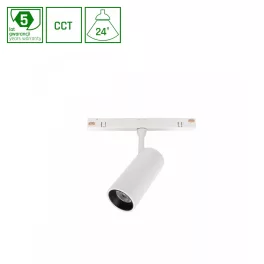   SYSTEM SHIFT CCT- SPOT S TRACK LIGHT 35X140X178MM 6W 24DEG WHITE CCT SWITCH 5Y WARRANTY WLD40002_CCT SpectrumLED