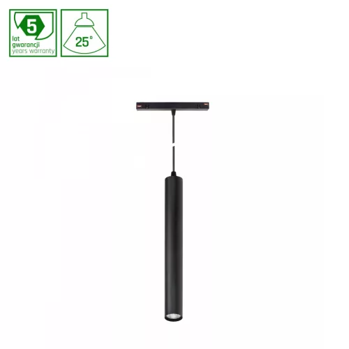 SYSTEM SHIFT - HANGIT SUSPENDED TRACK LIGHT 40X297 (935MM CABLE) 12W 25DEG BLACK 5Y WARRANTY 2 CIRCUITS WLD40006_2F SpectrumLED