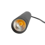 SYSTEM SHIFT - HANGIT SUSPENDED SPHERE TRACK LIGHT 40X297 (935MM CABLE) 12W 25DEG BLACK 5Y WARRANTY CASAMBI WLD40006_CASAMBI SpectrumLED