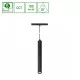 SYSTEM SHIFT CCT- HANGIT SUSPENDED TRACK LIGHT 40X297 (900MM CABLE) 12W 25DEG BLACK CCT SWITCH 5Y WARRANTY