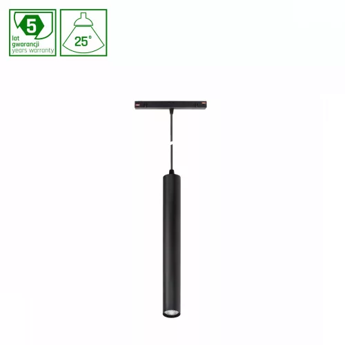 SYSTEM SHIFT SMART-  HANGIT SUSPENDED TRACK LIGHT FI40X297 (900MM CABLE) 12W 25DEG BLACK CCT/DIM 5 Y WARRANTY WLD40006_SMART SpectrumLED
