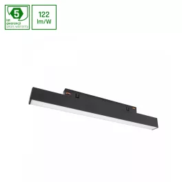   SYSTEM SHIFT - LINE S TRACK LIGHT 304X23X42MM 8W 100DEG BLACK 5Y WARRANTY 2 CIRCUITS WLD40008_2F SpectrumLED