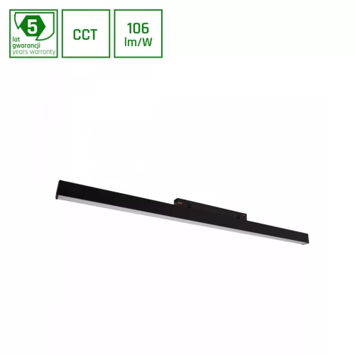 SYSTEM SHIFT CCT- LINE M TRACK LIGHT 602X23X42MM 17W 100DEG BLACK CCT SWITCH 5Y WARRANTY WLD40009_CCT SpectrumLED