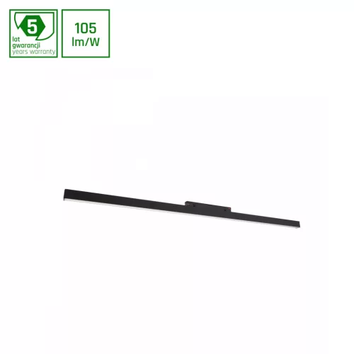 SYSTEM SHIFT - LINE L TRACK LIGHT 902X23X42MM 22W 100DEG BLACK 5Y WARRANTY 2 CIRCUITS WLD40010_2F SpectrumLED