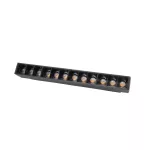 SYSTEM SHIFT - GRID S TRACK LIGHT 204X23X42MM 12W 35DEG BLACK 5Y WARRANTY CASAMBI WLD40011_CASAMBI SpectrumLED