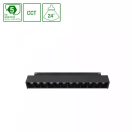   SYSTEM SHIFT DALI TW8 - GRID S FIXTURE LINE 220X23X42 12W 40ST Black DALI TW8 5YW.