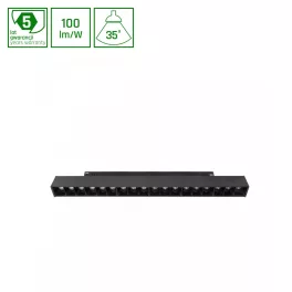   SYSTEM SHIFT - GRID M TRACK LIGHT 303X23X42MM 17W 35DEG BLACK 5Y WARRANTY 2 CIRCUITS WLD40012_2F SpectrumLED