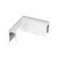 SYSTEM SHIFT -  HORIZONTAL "L" CONNECTOR WHITE WLD40020 SpectrumLED