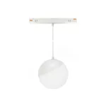 SYSTEM SHIFT - GLOBE P SUSPENDED SPHERE TRACK LIGHT 100MM (850MM CABLE) 5W 165DEG WHITE 5Y WARRANTY CASAMBI WLD40034_CASAMBI SpectrumLED