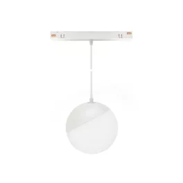   SYSTEM SHIFT - GLOBE P SUSPENDED SPHERE TRACK LIGHT 100MM (850MM CABLE) 5W 165DEG WHITE 5Y WARRANTY CASAMBI WLD40034_CASAMBI SpectrumLED