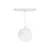 SYSTEM SHIFT - GLOBE P SUSPENDED SPHERE TRACK LIGHT 100MM (850MM CABLE) 5W 165DEG WHITE 5Y WARRANTY CASAMBI WLD40034_CASAMBI SpectrumLED