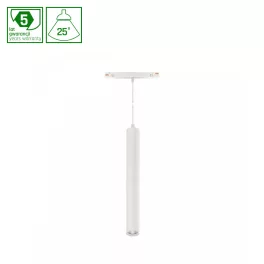   SYSTEM SHIFT - HANGIT SUSPENDED SPHERE TRACK LIGHT 40X297 (935MM CABLE) 12W 25DEG WHITE 5Y WARRANTY 2 CIRCUITS WLD40035_2F SpectrumLED