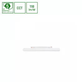   SYSTEM SHIFT CCT- LINE S TRACK LIGHT 304X23X42MM 8W 100DEG WHITE CCT SWITCH 5Y WARRANTY WLD40037_CCT SpectrumLED